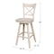 International Concepts Charlotte Bar Height stool - 30 in. Seat Height S-313SW - alternate 9